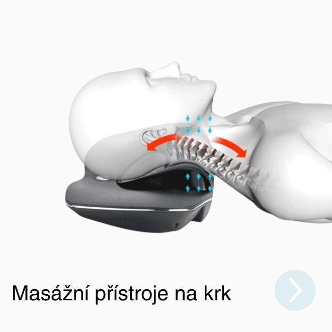 Masážní přístroje na krční páteř